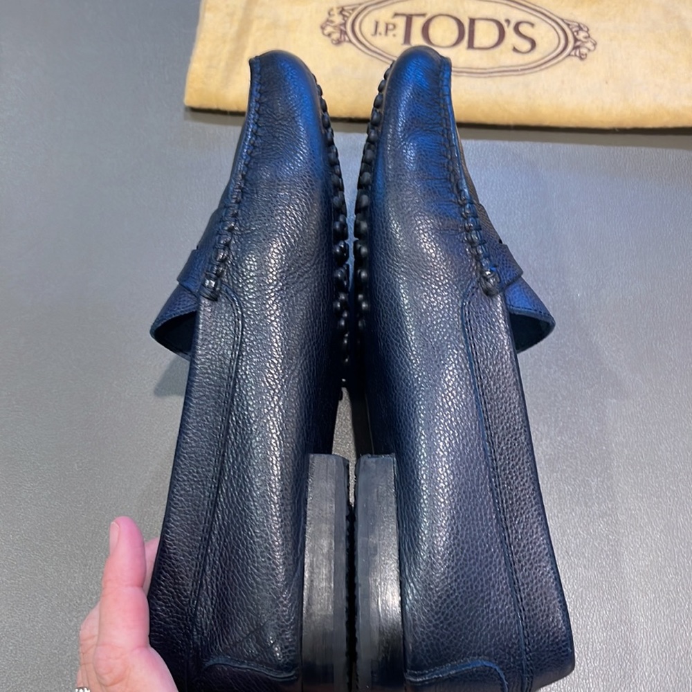 Men's Navy Loafers - Picture 8 of 11